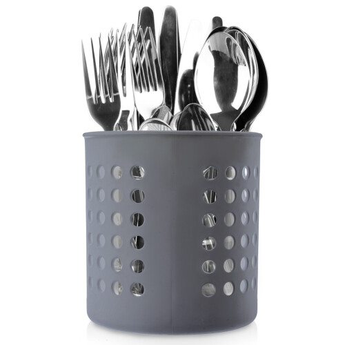 Égouttoir à ustensiles de cuisine gris