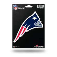 Rico Industries NFL Voetbal New England Patriots Medium Die Cut Sticker, 5.00" x 7.00"