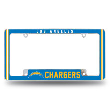 Rico Industries NFL Los Angeles Chargers 12" x 6" Chrome Autolijst Frame