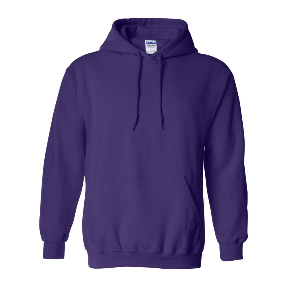 gildan Mens Heavy Blend Hooded Sweatshirt XXL-Large Purple