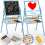 Drehbare magnetische Tafel Ricokids - Blau 9