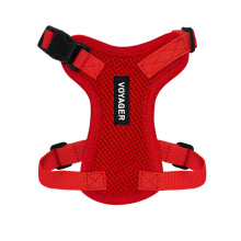 Voyager Step-in Lock Pet Harness - All Weather Mesh Adjustable Step in Harness for Cats and Dogs by Best Pet Supplies - Red XXS
