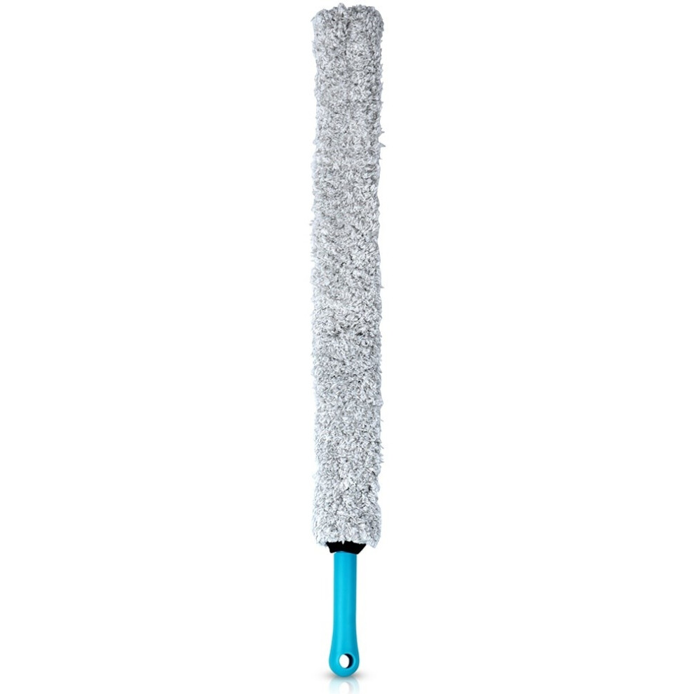 Flexible element brush with antistatic bristles for easy cleaning