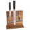 Træ magnetisk dobbeltsidet knivholder RIVER 5