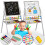 Ricokids magnetische rotierende Kreidetafel - Grau 1