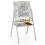Ricokids magnetische rotierende Kreidetafel - Grau 4