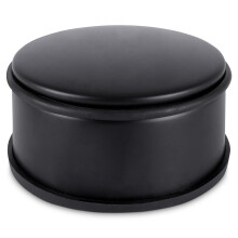 Türstopper aus schwarzem Metall: robust, elegant und sanft