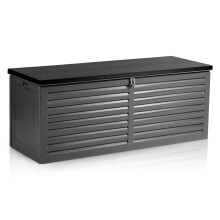 Gartenbox 143 x 57 x 53,5 cm, 390 Liter, schwarzgrau
