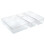 Organizer mit 4 Acrylbehältern für Make-up und Schmuck 3