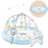 Interactive Baby Mat Ocean - 7-Function Toy Gym with Tummy Pillow, Mirror, Easy Fold, Removable Frames, Soft Insulated Bottom 4