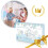 Interactive Baby Mat Ocean - 7-Function Toy Gym with Tummy Pillow, Mirror, Easy Fold, Removable Frames, Soft Insulated Bottom 7