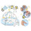 Interactive Baby Mat Ocean - 7-Function Toy Gym with Tummy Pillow, Mirror, Easy Fold, Removable Frames, Soft Insulated Bottom 2