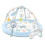 Interactive Baby Mat Ocean - 7-Function Toy Gym with Tummy Pillow, Mirror, Easy Fold, Removable Frames, Soft Insulated Bottom 3