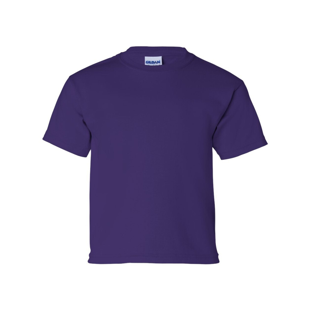 Gildan Youth Ultra Cotton T-Shirt  Style G2000B  2-Pack  Purple  Large