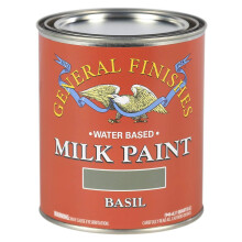 General Finishes Wasserbasierte Milchfarbe, 1 Quart, Basilikum