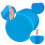 Blaue EVA-Trainingsrolle NS-963 7