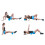 Blaue EVA-Trainingsrolle NS-963 6