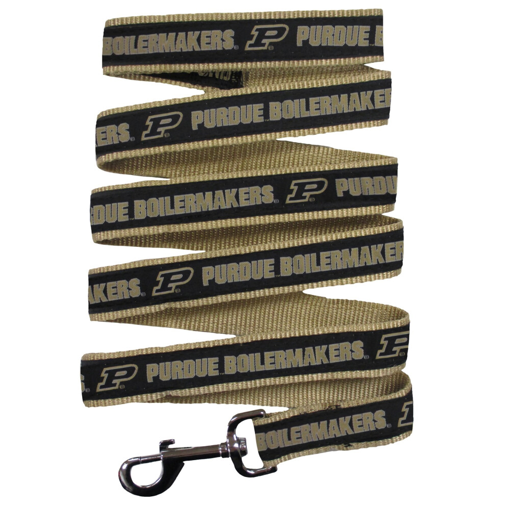 Pets First Collegiate Pet Accessories Dog Leash Purdue Boilermakers Medium