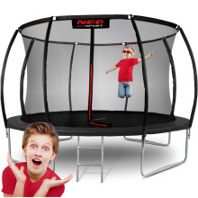 Trampolin für den Garten 12ft/374cm mit innerem Sicherheitsnetz Neo-Sport