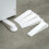 Alpina Set of 5 white plastic door stops, protects doors and floors 2