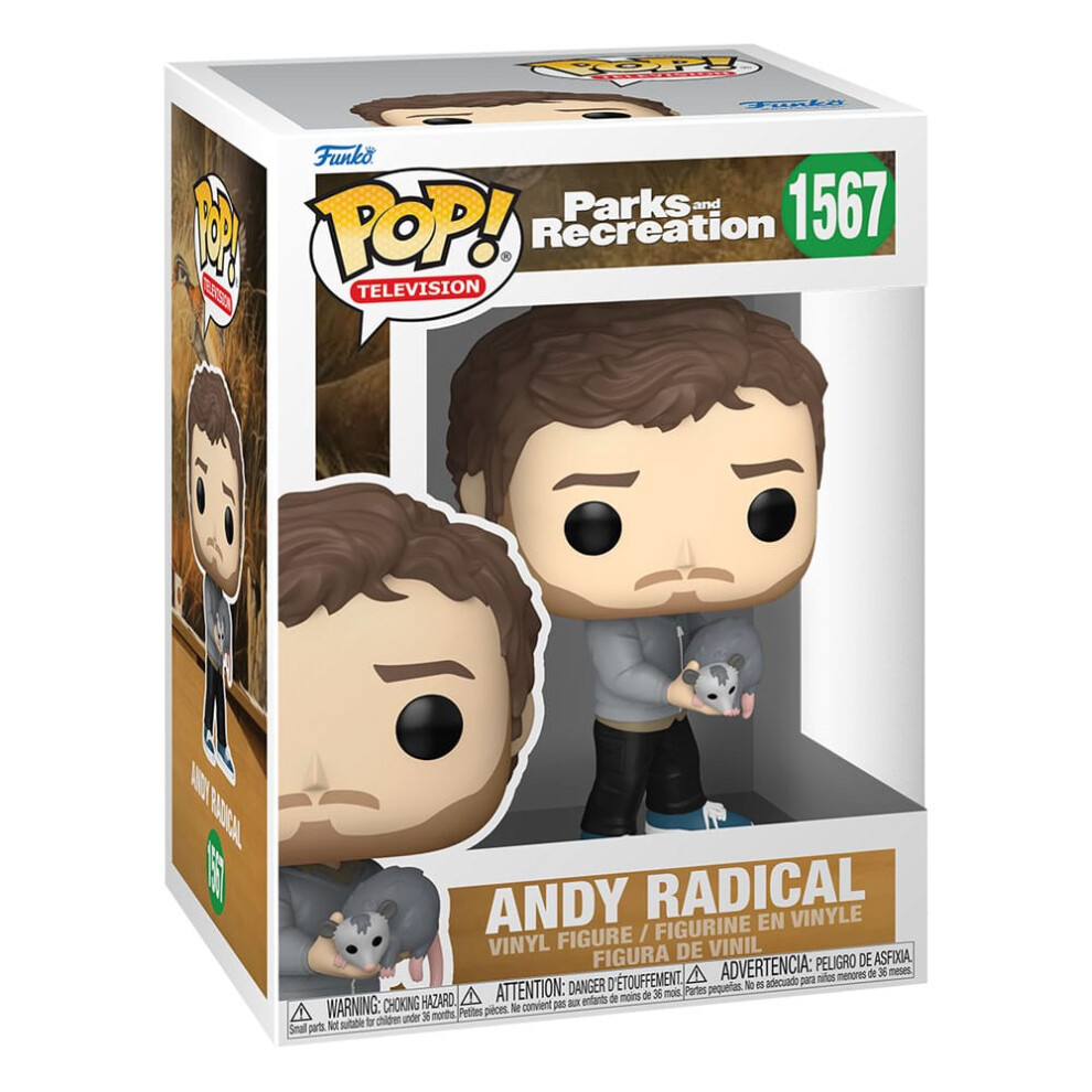 Funko Pop! Television Parks and Recreation 1567 Andy Radical