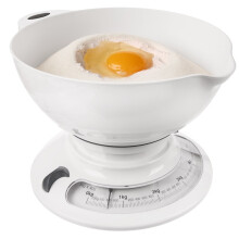 Mechanische Küchenwaage 5 kg mit abnehmbarer Schüssel