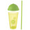 Becher mit Deckel und Strohhalm für Smoothies und Eistee 3