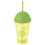 Becher mit Deckel und Strohhalm für Smoothies und Eistee 1