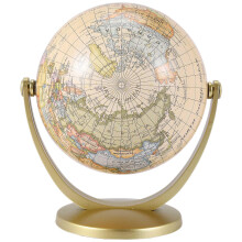 Retro Rotating World Globe Earth Antique Home Office Desktop Decor Geography Educational Learning S