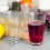 Drei hohe Gläser 270 ml - dickes, transparentes Glas 2