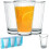 Drei hohe Gläser 270 ml - dickes, transparentes Glas 8