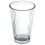Drei hohe Gläser 270 ml - dickes, transparentes Glas 3