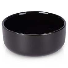 Schwarze Steingutschüssel, 150 ml - perfekt für Dips und Snacks