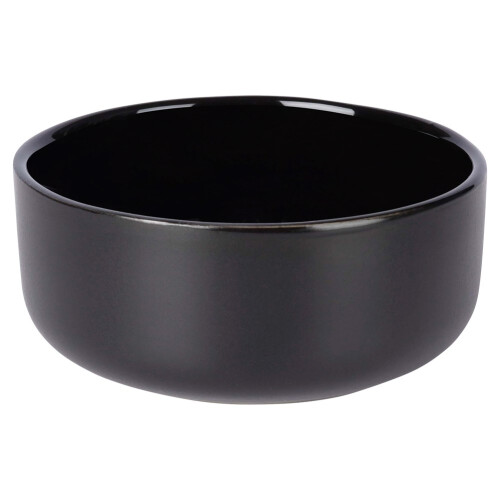 Schwarze Steingutschüssel, 150 ml - perfekt für Dips und Snacks 2
