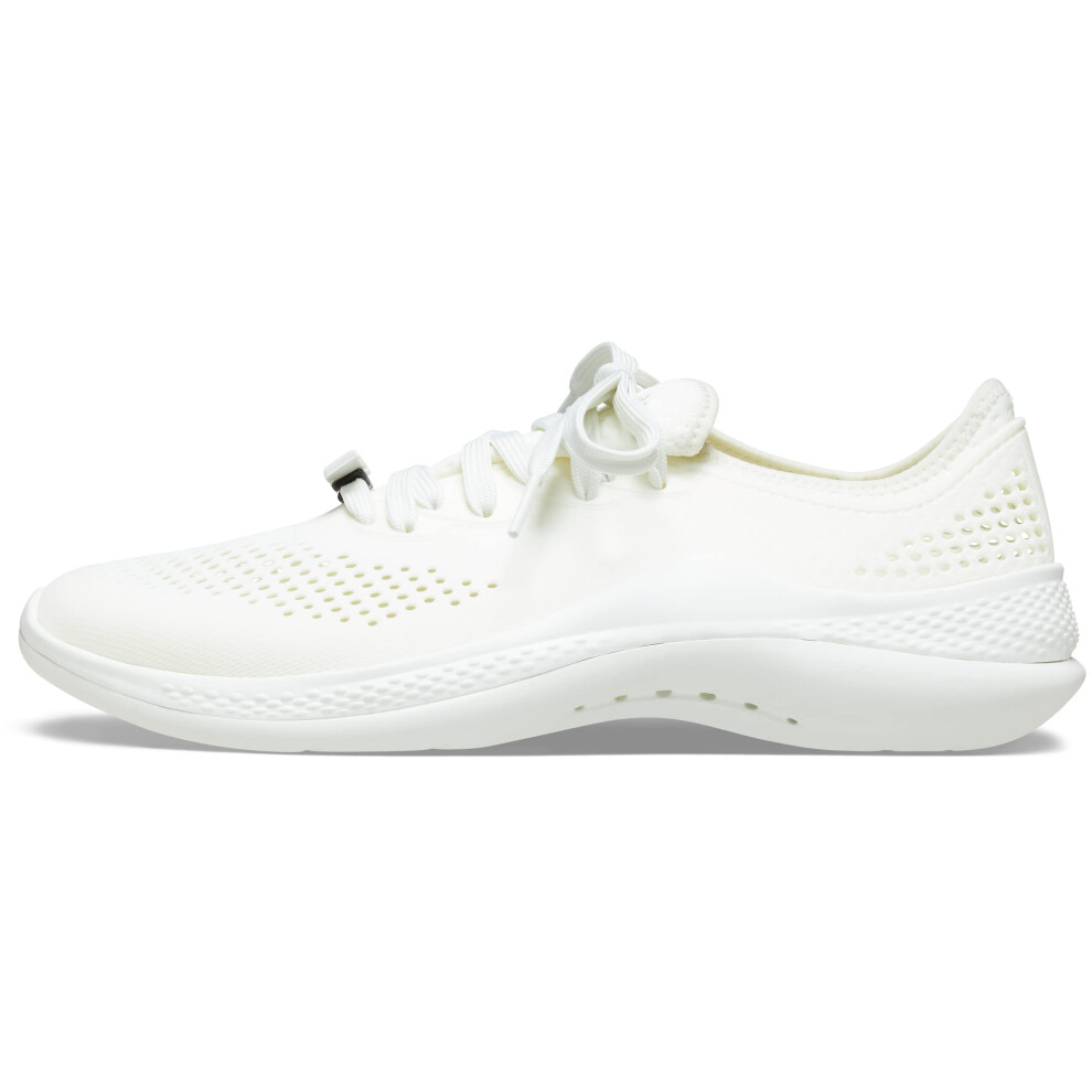 Crocs Men's LiteRide 360 Pacer Sneakers  Almost White/Almost White  9 Men