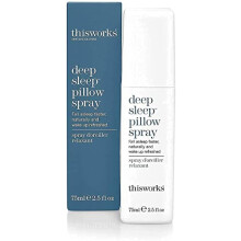 THISWORKS Deep Sleep Pillow Spray  Natural Relaxation Aid for Stress & Anxiety Relief  2.5 fl oz