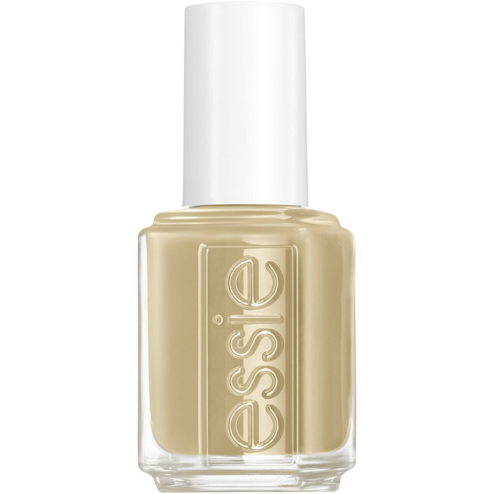 nail polish  limited edition spring 2021 collection  neutral green nail color with a cream finish