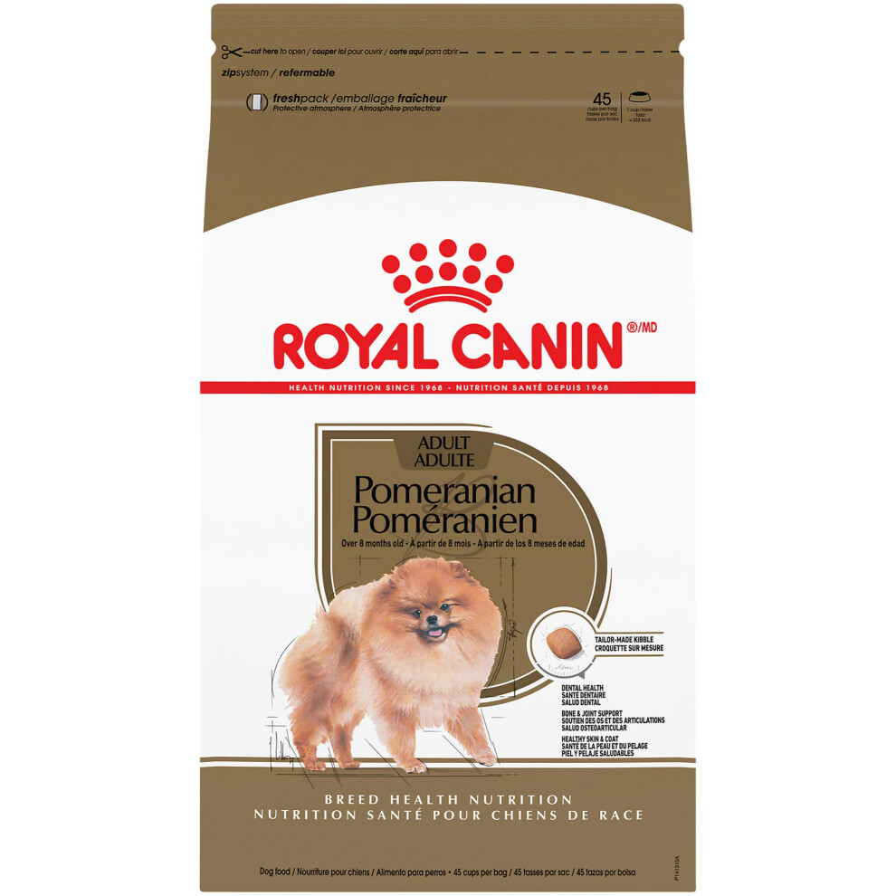 Royal Canin Breed Health Nutrition Pomeranian Dry Dog Food  2.5 lb bag