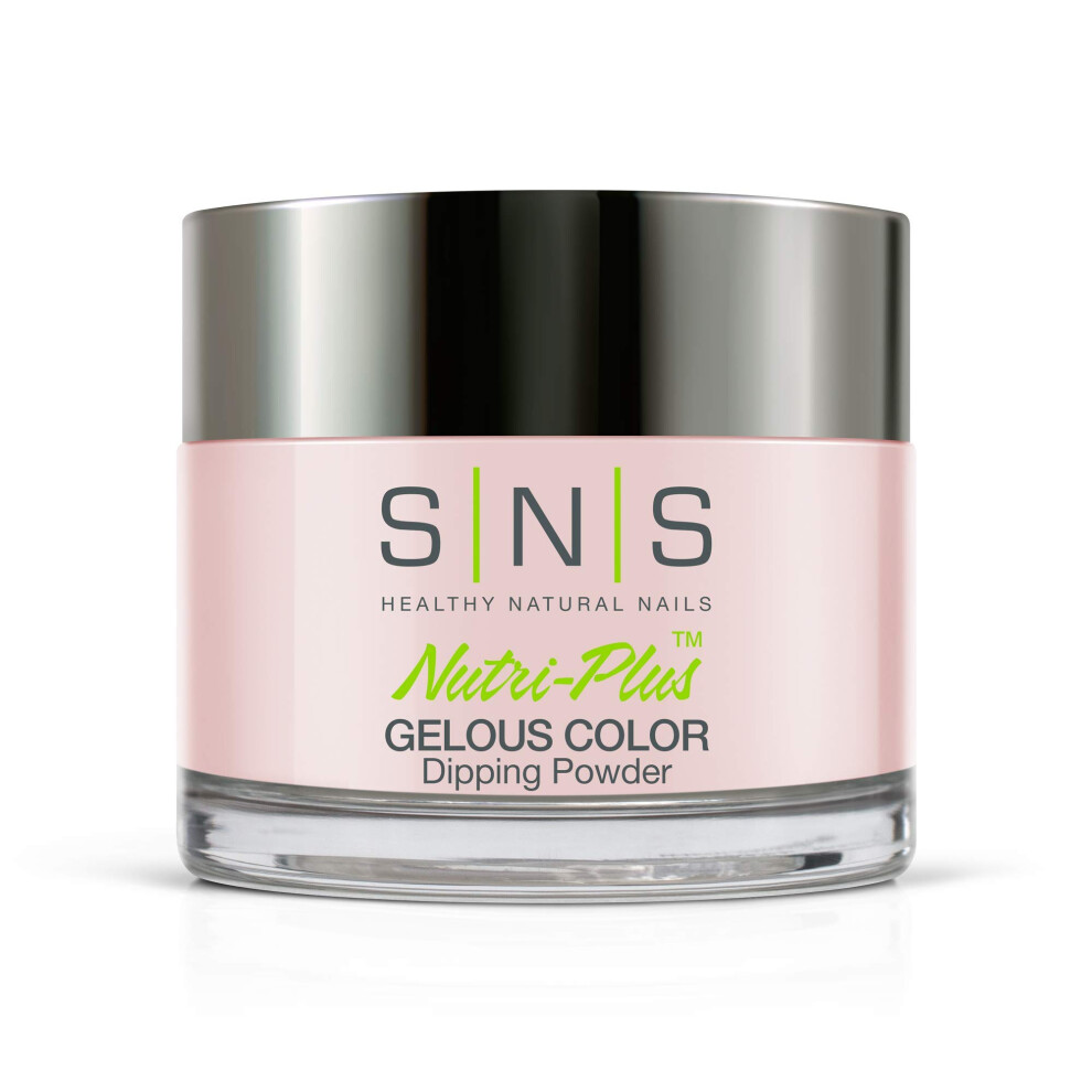 Sns Healthy Natural Cream Sns Nail Dip Powder, Gelous Color Dipping Powder - Tres Chic (Natural Nudes/Pastel, ) - Long-Lasting Dip Nail Color Lasts 14 Days - Low-Odor & No