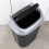 50L Dustbin with Swivel Lid in Durable Black Material 5