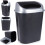 50L Dustbin with Swivel Lid in Durable Black Material 9