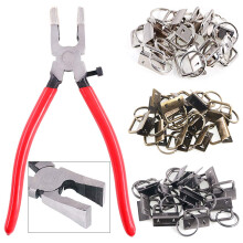 Swpeet 36 Sets 1 25mm 3 colors Key Fob Hardware with 1Pcs Key Fob Pliers glass Running Pliers Tools with Jaws Studio Running Pliers Attach Rubber T