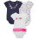 Little Treasure Unisex Βρεφικά Φανελάκια, Χαρούμενο Ουράνιο Τόξο, 9-12 Μήνες 1