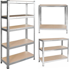 Metallregal zur Aufbewahrung 180 x 90 x 40 cm Humberg 4846