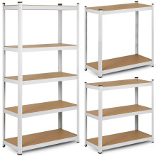 Industrielles Metallregal für Lager 180 x 90 x 40 cm - Humberg 4847