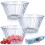 Bols en verre 11,5 cm, 270 ml, lot de 3. 9