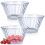 Bols en verre 11,5 cm, 270 ml, lot de 3. 1