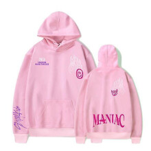 (Pink, XL) Stray Kids Maniac Casual Hoodie