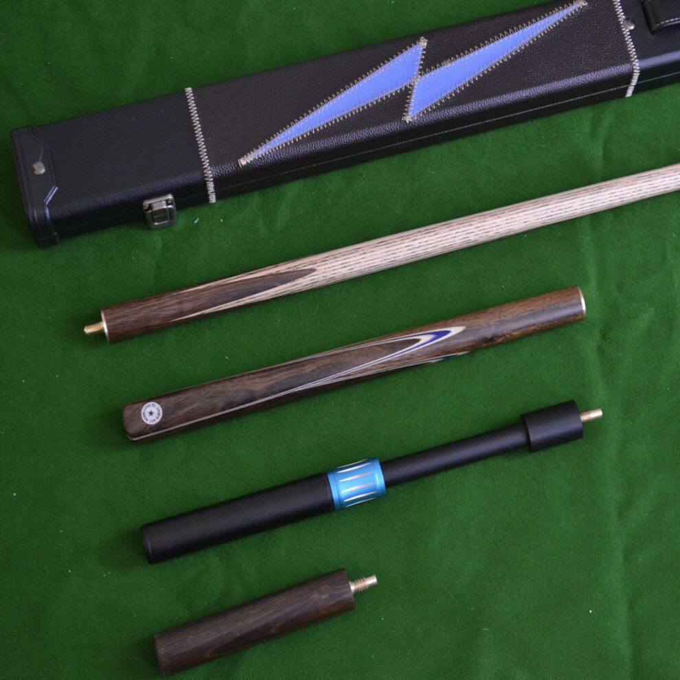 Handmade 4 Piece Snooker Cue Set With Leather Case + Extensions