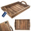 Rechteckiges Serviertablett aus robustem Mangoholz 6